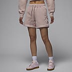 ☆NIKE☆Jordan Flight Fleece Women's Diamond Shorts Jordan Flight Fleece Diamond Shorts Womens - Legend Medium Brown